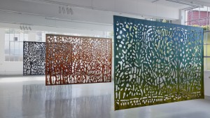 View the layered compositions of Norwegian textile artist Ingrid Aarset