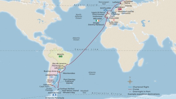 From the Arctic to Antarctica