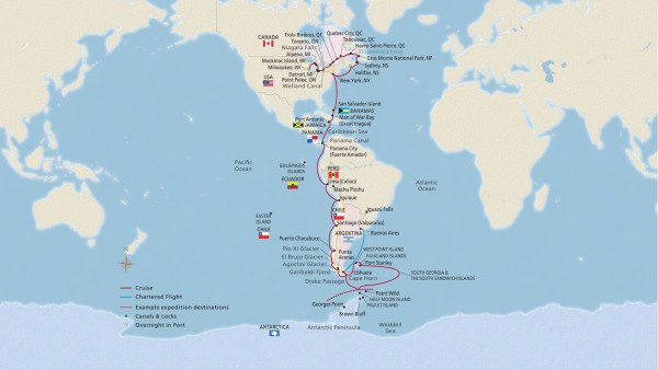 Longitudinal World Cruise VI