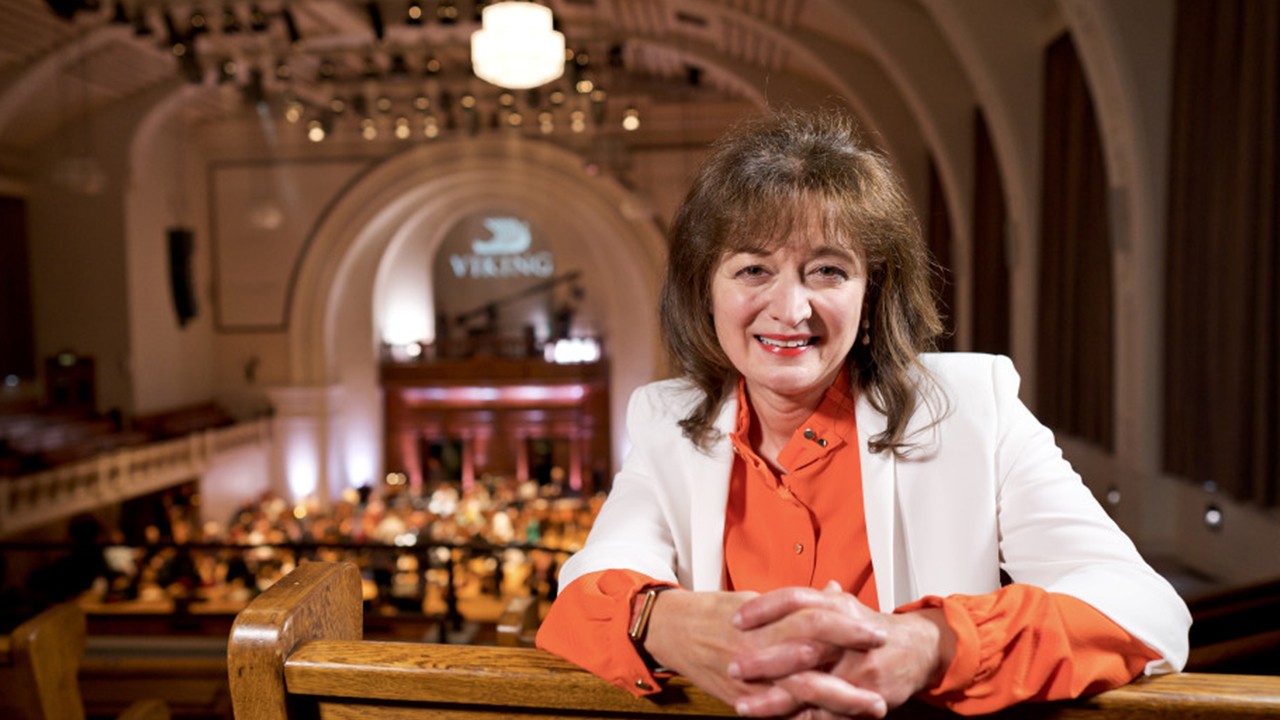 A classical concert conducted by Debbie Wiseman)