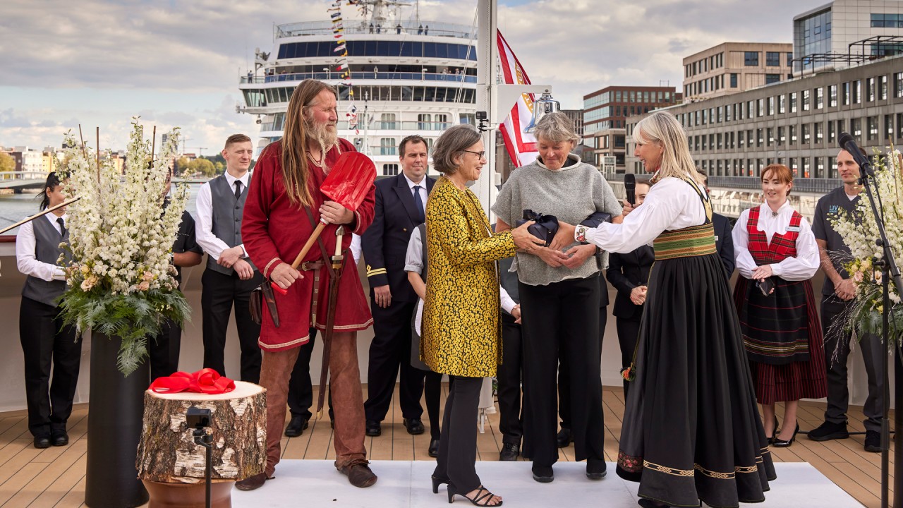 Witness a historic first at the naming ceremony of the Viking Polaris and the Viking Octantis in Amsterdam)