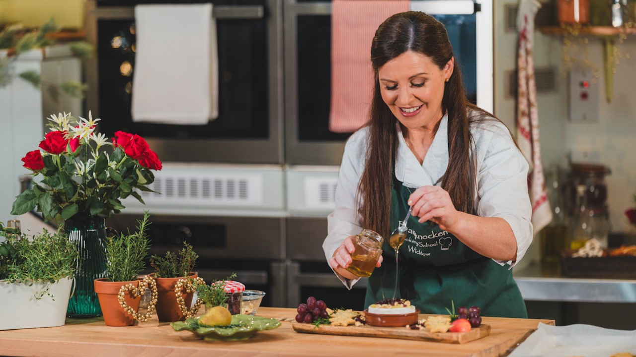 Discover the art of crafting holiday-themed appetizers with Chef Catherine Fulvio)