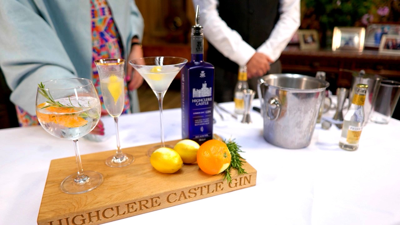Delve into the world of gin at Highclere Castle)
